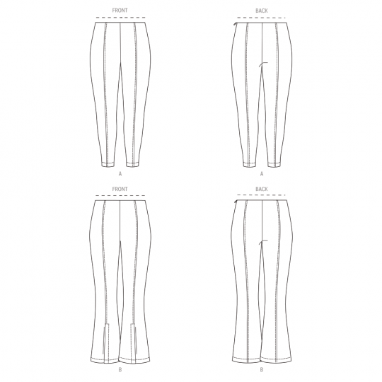 B6964 Butterick Schnittmuster Stretchhose