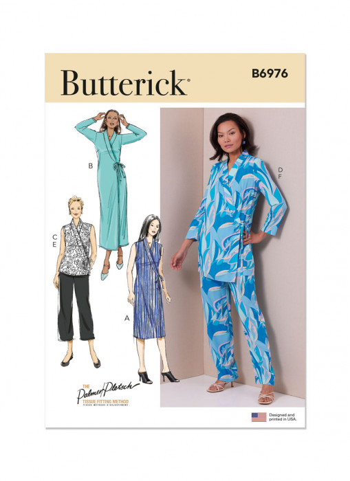 B6976 Butterick Schnittmuster Designer Kombination