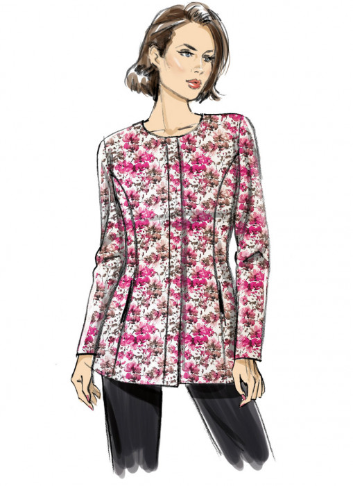 B6979 Butterick Schnittmuster Blazer Jacke