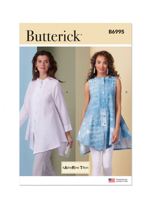 B6995 Butterick Schnittmuster Designerblusen