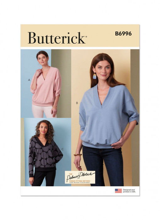 B6996 Butterick Schnittmuster Designershirts