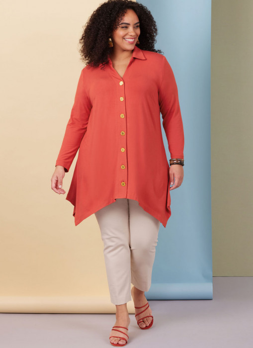 B6997 Butterick Schnittmuster Jerseybluse