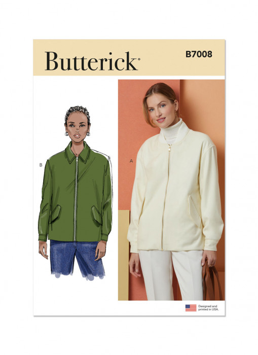 B7008 Butterick Schnittmuster Jacke