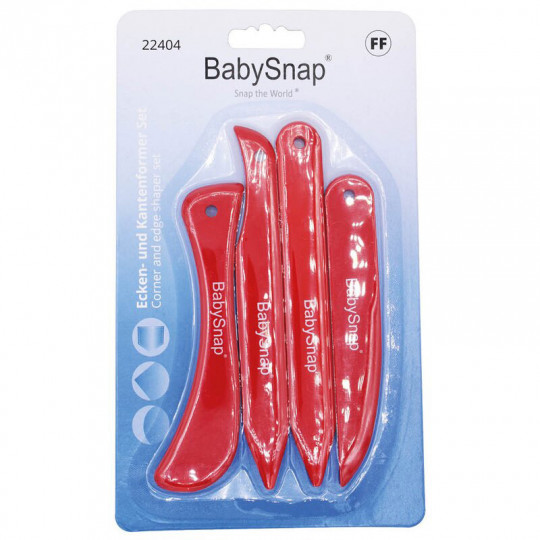 Babysnap Ecken- und Kantenformer 4er-Pack rot