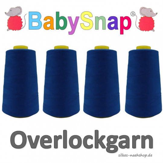 Babysnap Overlockgarn royalblau 4x2700m