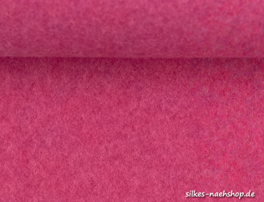 50cm Cassy Baumwollfleece pink-meliert