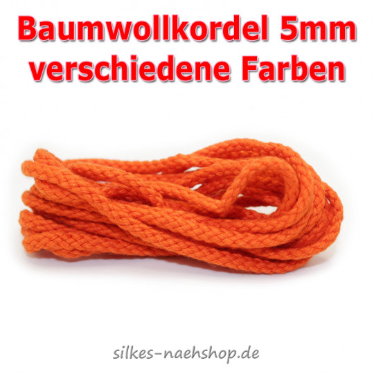 2,5m Baumwollkordel 5mm