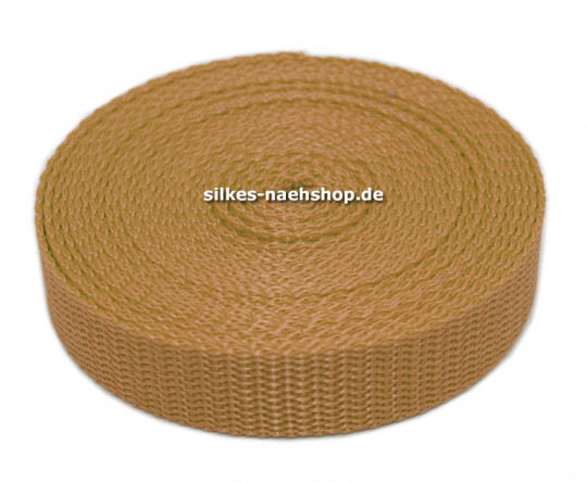 Gurtband 40mm beige 5m Rolle