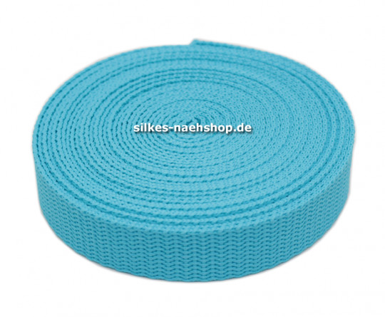 Gurtband 30mm türkis 5m Rolle