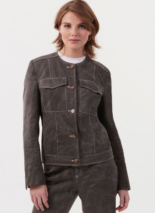 M8474 McCalls Schnittmuster Designer Jeansjacke