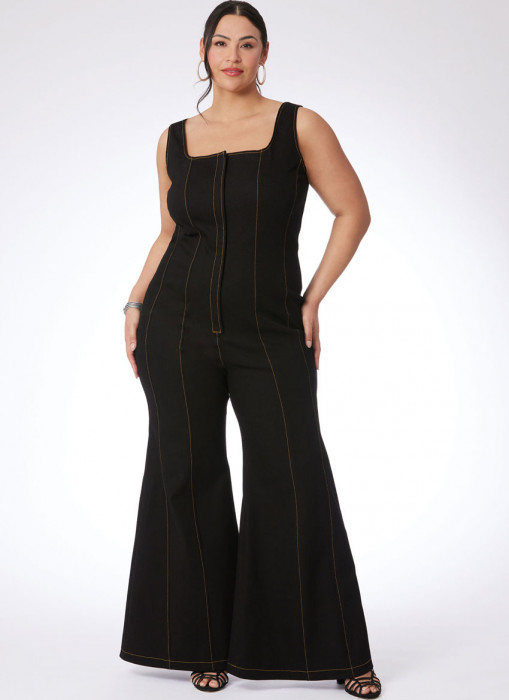 M8514 McCalls Schnittmuster Jumpsuit Overall