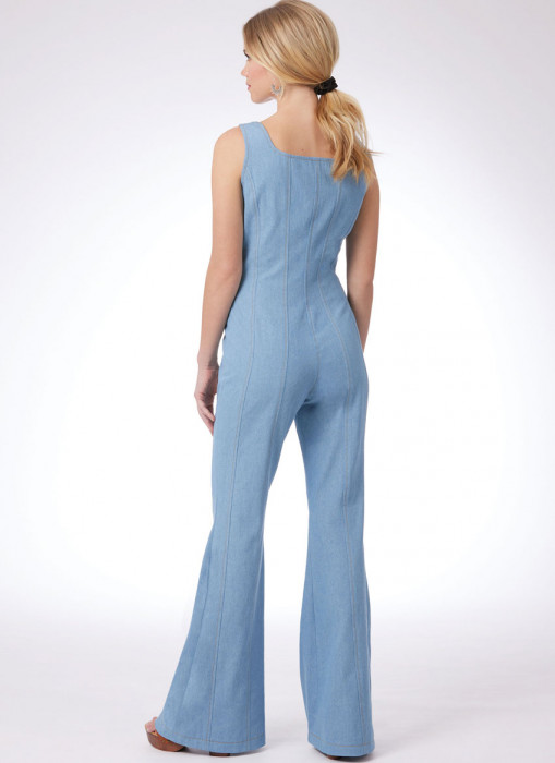 M8514 McCalls Schnittmuster Jumpsuit Overall