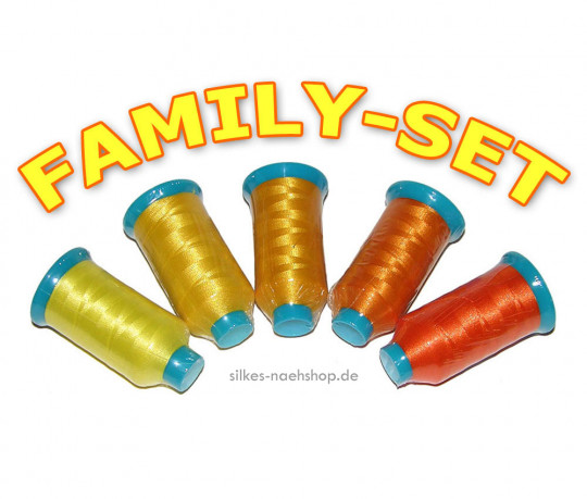 MARATHON Maschinenstickgarn Poly FAMILY-SET gelb