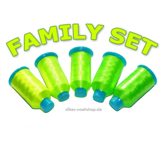 MARATHON Maschinenstickgarn Poly FAMILY-NEONSET Nr.1