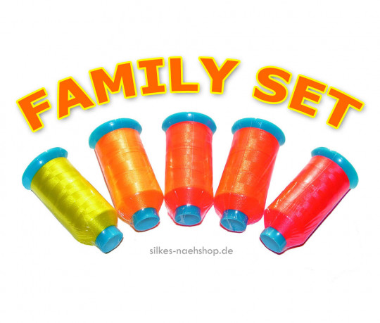 MARATHON Maschinenstickgarn Poly FAMILY-NEONSET Nr.2