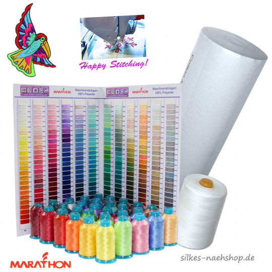 MARATHON Poly STARTER-SET für die STICKMASCHINE