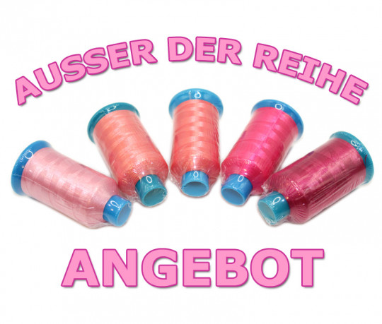 Maschinenstickgarn Set Nr.13 rosa-pink