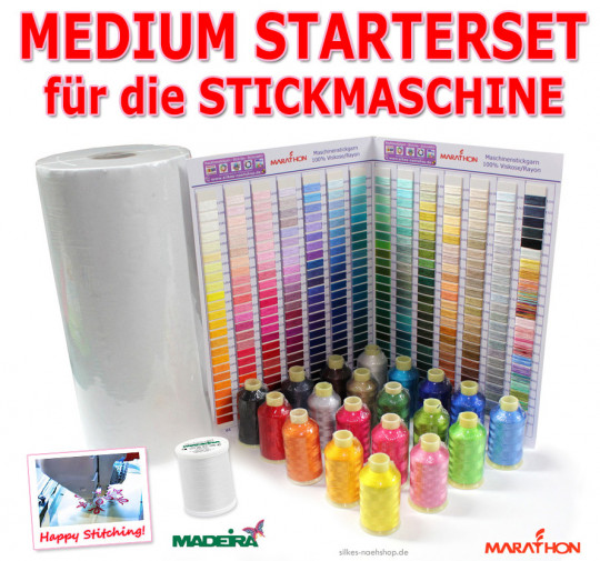 Medium STARTER-SET für die STICKMASCHINE