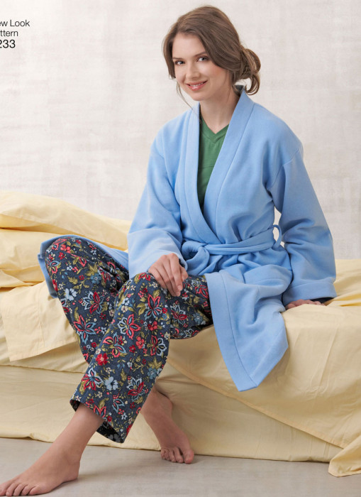 N6233 NewLook Schnittmuster Pyjama XS-XL