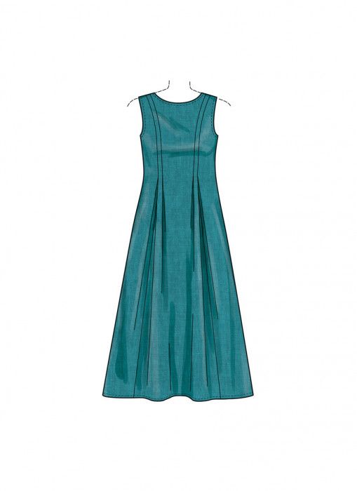 N6778 NewLook Schnittmuster Kleid 36-48 EASY!