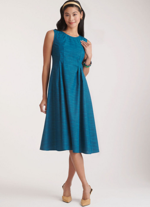 N6778 NewLook Schnittmuster Kleid 36-48 EASY!