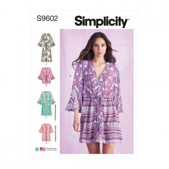 9602 Simplicity Schnittmuster Kaftan