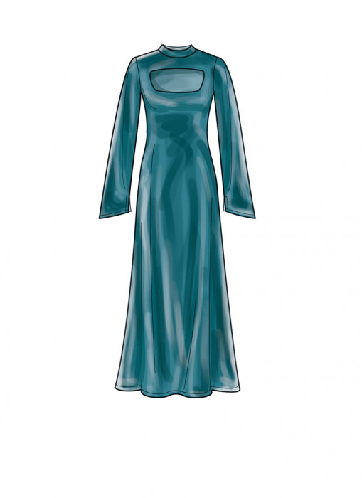 9644 Simplicity Schnittmuster Jerseykleid