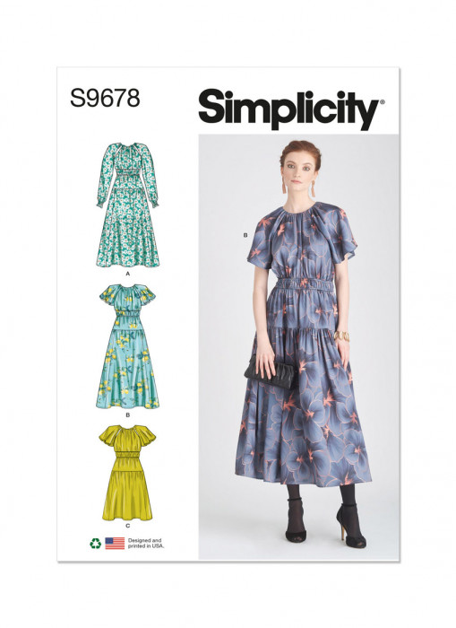 9678 Simplicity Schnittmuster Kleider