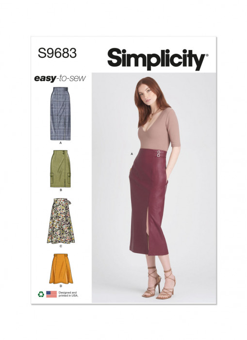 9683 Simplicity Schnittmuster Röcke EASY!