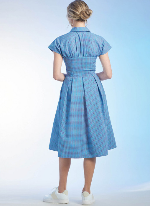 9742 Simplicity Schnittmuster Kleid im Retro-Style