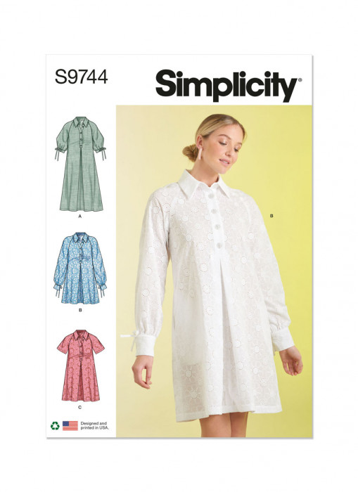 9744 Simplicity Schnittmuster Kleid