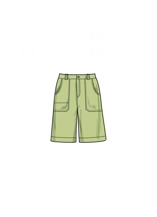 9923 Simplicity Schnittmuster Hose Shorts EASY!