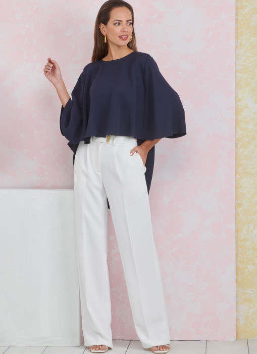 9926 Simplicity Schnittmuster Oversized Top Hose EASY!