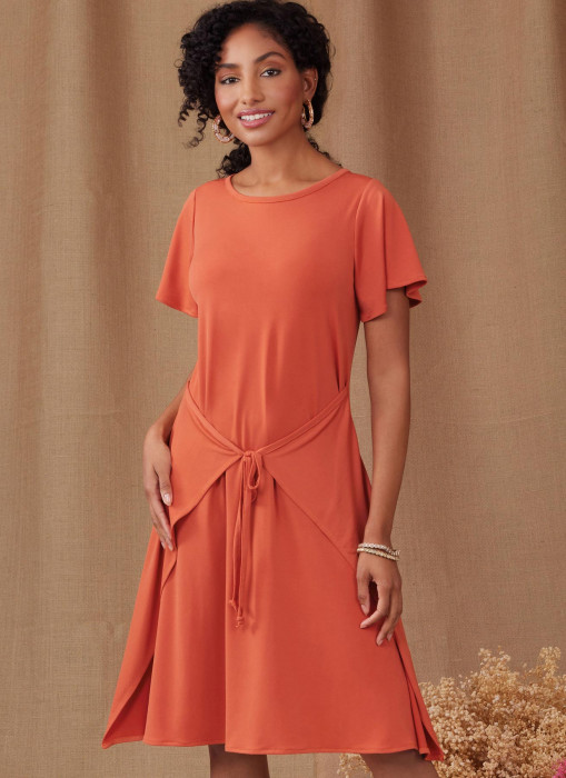 9947 Simplicity Schnittmuster Jerseykleid EASY!