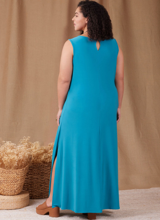 9948 Simplicity Curvy Schnittmuster Jerseykleid EASY!