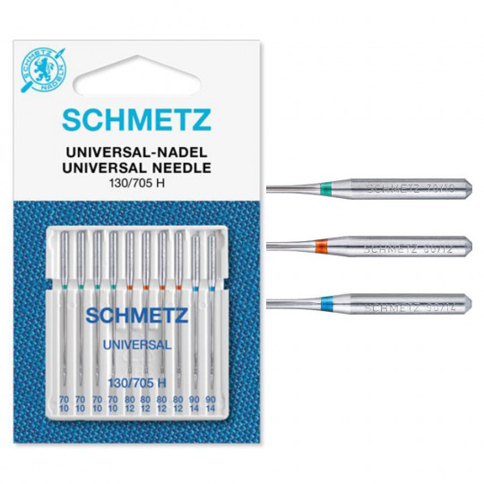 Schmetz Universal-Nadeln mit Farbmarkierung im 10er-Pack