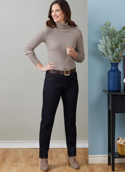 B6911 Butterick Schnittmuster Designerjeans