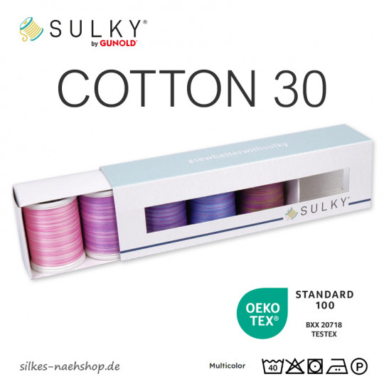 Sulky Cotton 30 UNICORN Set 5 x 450m