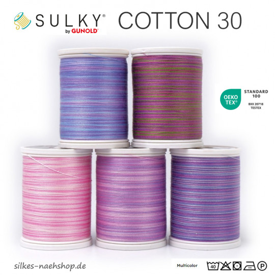 Sulky Cotton 30 UNICORN Set 5 x 450m