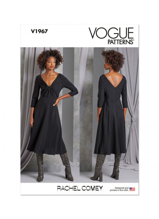 V1967 VOGUE Schnittmuster Designerkleid