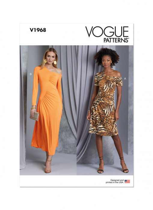 V1968 VOGUE Schnittmuster Jerseykleid Abendkleid