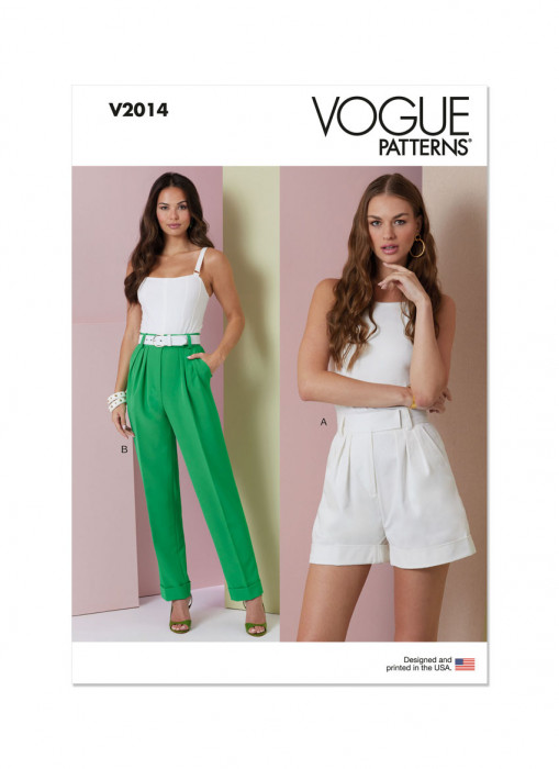 V2014 VOGUE Schnittmuster Hose Shorts