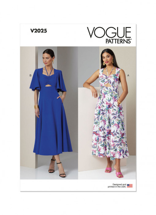 V2025 VOGUE Schnittmuster Sommerkleid