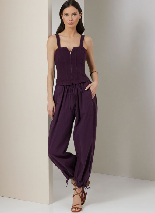 V2035 VOGUE Schnittmuster Designer Jumpsuit