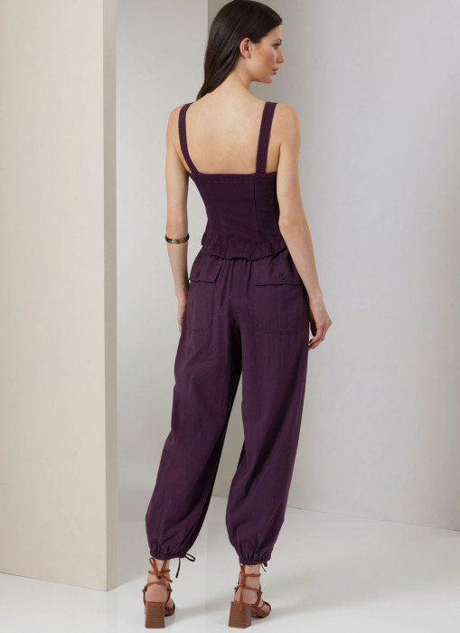 V2035 VOGUE Schnittmuster Designer Jumpsuit