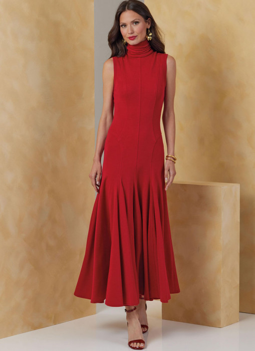 V2064 VOGUE Schnittmuster Jerseykleid