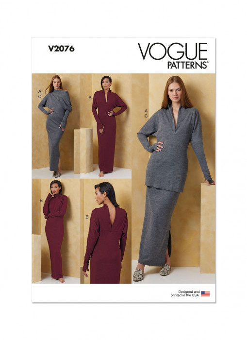 V2076 VOGUE Schnittmuster Jersey-Kombination EASY!