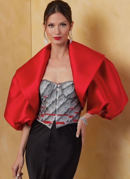 V2078 VOGUE Schnittmuster Bolero Cape