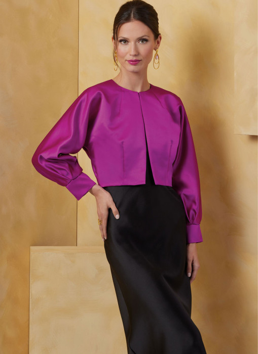 V2079 VOGUE Schnittmuster Bolero EASY!