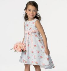 B6013 Butterick Schnittmuster Kinderkleid